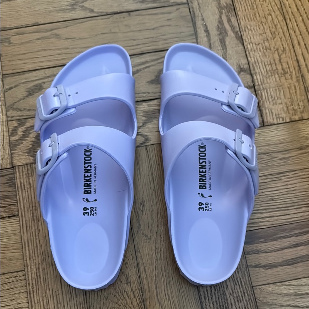 Birkenstock-Arizona Essentials EVA Slide Sandal - Women's Size 39 Purple
